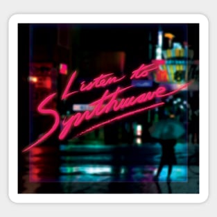 Listen to Synthwave - City Nights Sticker